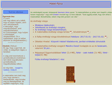 Tablet Screenshot of matek-fizika.info